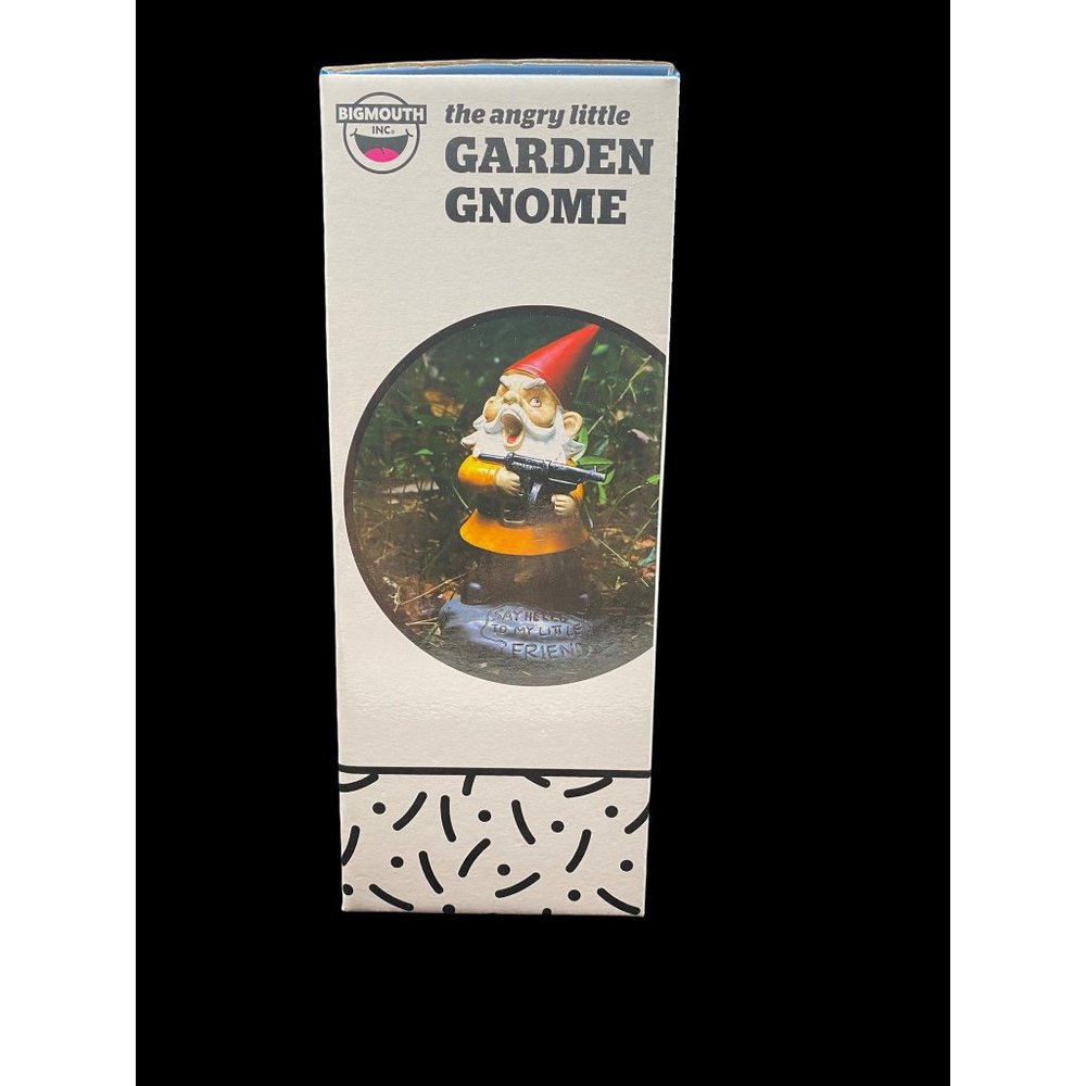 Big Mouth Inc The Angry Little Garden Gnome New In Box - Picture 6 of 6